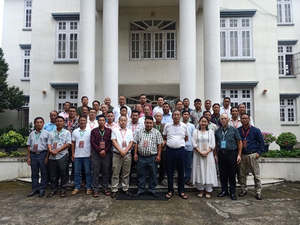 LBA officials during the pastors' refresher course held at Kuda Village Baptist Church, Dimapur on July 9. (Photo Courtesy: LBA)
